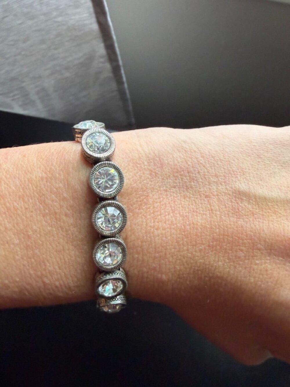 Patricia Locke crystal tennis bracelet